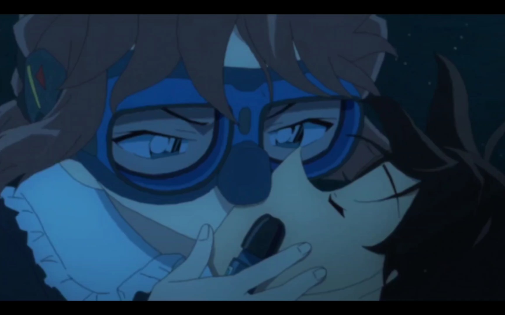 柯哀名场面 柯南剧场版 黑铁的鱼影