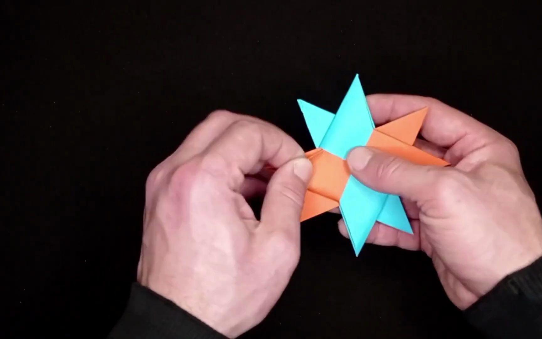 1分钟学会折纸飞镖,学变形飞镖折纸的来.