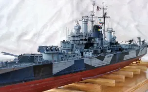 Download Video: 【模型制作】1/350得梅因重巡洋舰也火豪华版模型成品展示