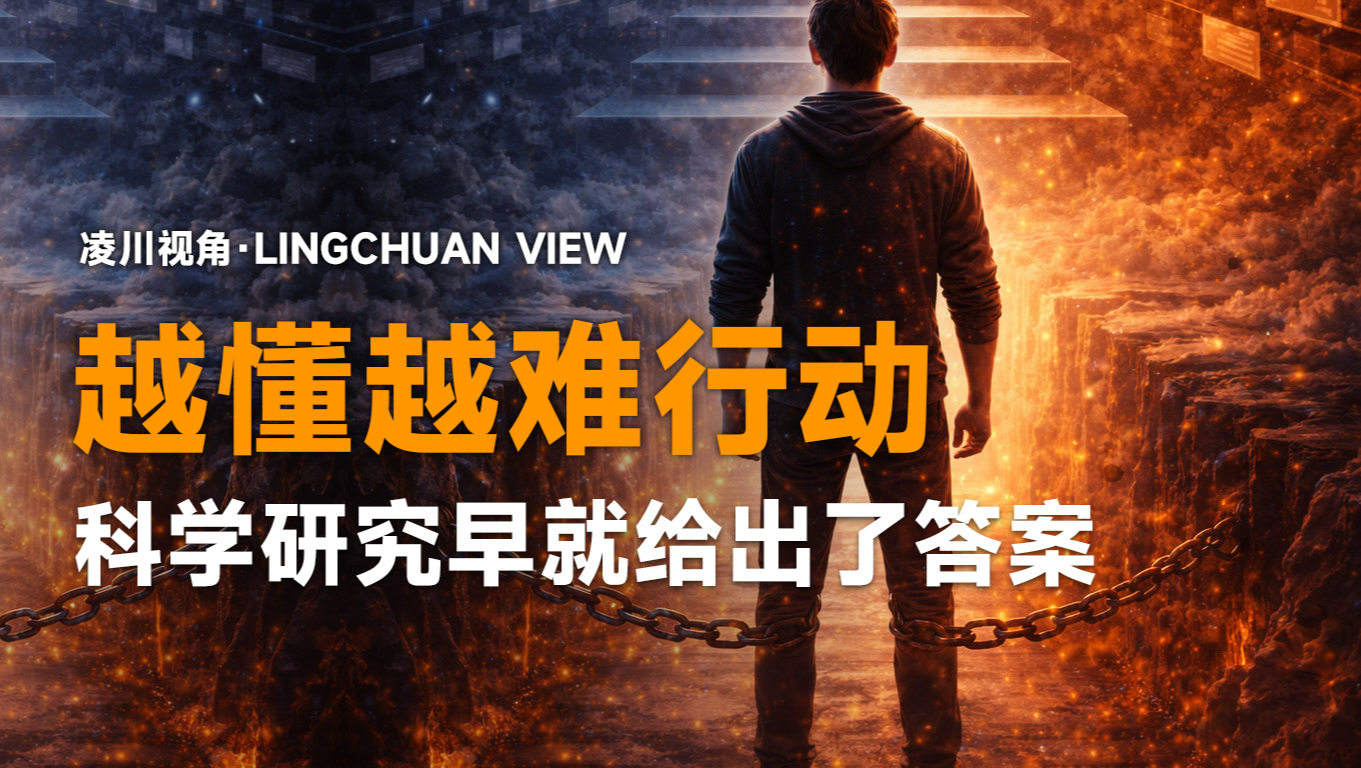 为什么理解的越多,越来行动?-凌川视角-凌川视角-哔哩哔哩视频