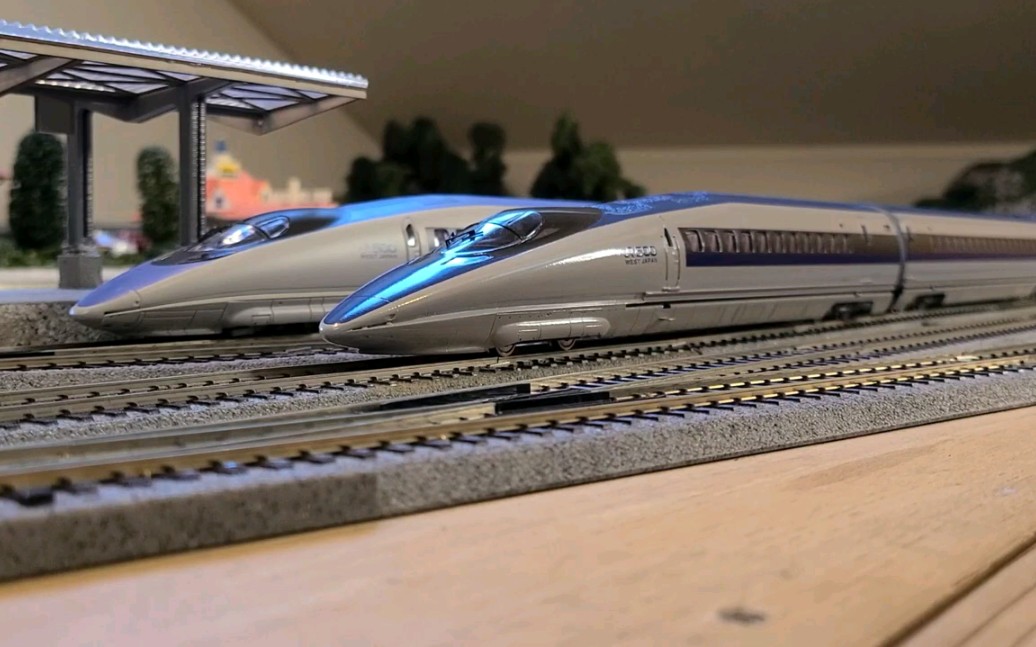 【火车模型】日本ktm出品黄铜制ho比例500系新干线16节满编