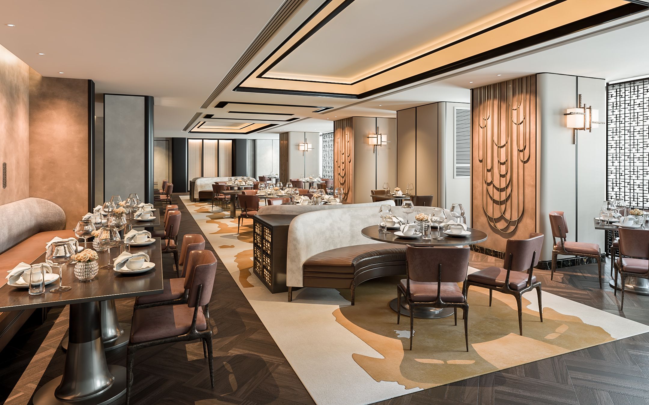 3dsmax酒店餐厅建模渲染