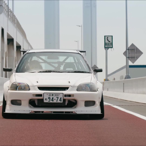 JDM】首都高湾岸大黒埠頭CIVIC EK4-turbo シビックターボvtec
