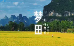 Download Video: 【广西·崇左】明仕田园，我心里的那一亩田