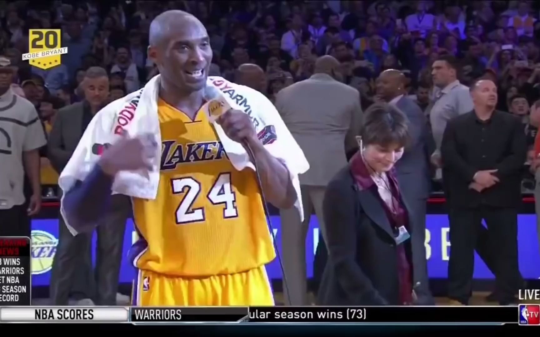 [图]《Mamba Out》Kobe 最後一戰狂砍60分賽後演講 [ 中文字幕 ]