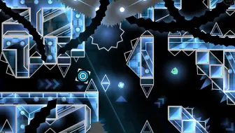 【几何冲刺】（top167/new hardest）闪瞎眼的dual关----Asterios by Exen (240hz)