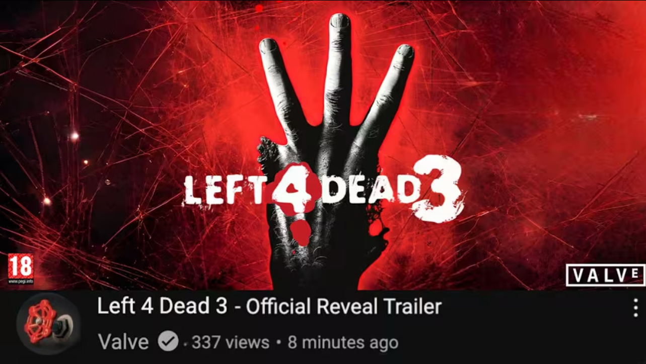 《求生之路3》第一支概念预告片（2026）新的开始！