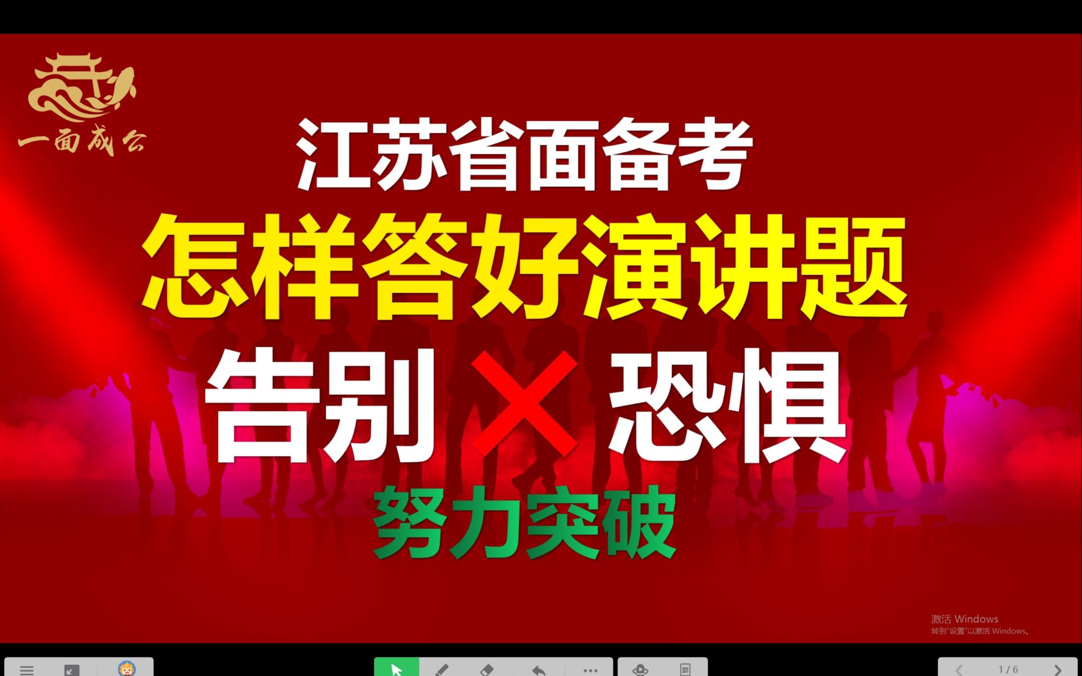 江苏省面:演讲题,一定要攻克的那一关哔哩哔哩bilibili