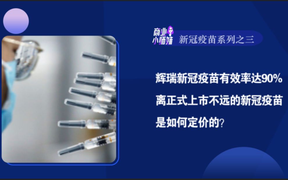 辉瑞新冠疫苗有效率达90% ,离正式上市不远的新冠疫苗是如何定价的?哔哩哔哩bilibili