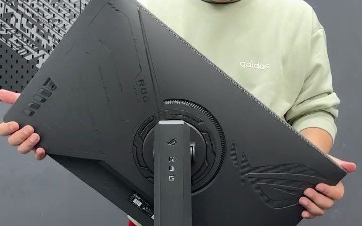 ROG新品显示器XG27ACS沉浸式开箱 rog 显示器 沉浸式 开箱 宁波大林装机铺哔哩哔哩bilibili