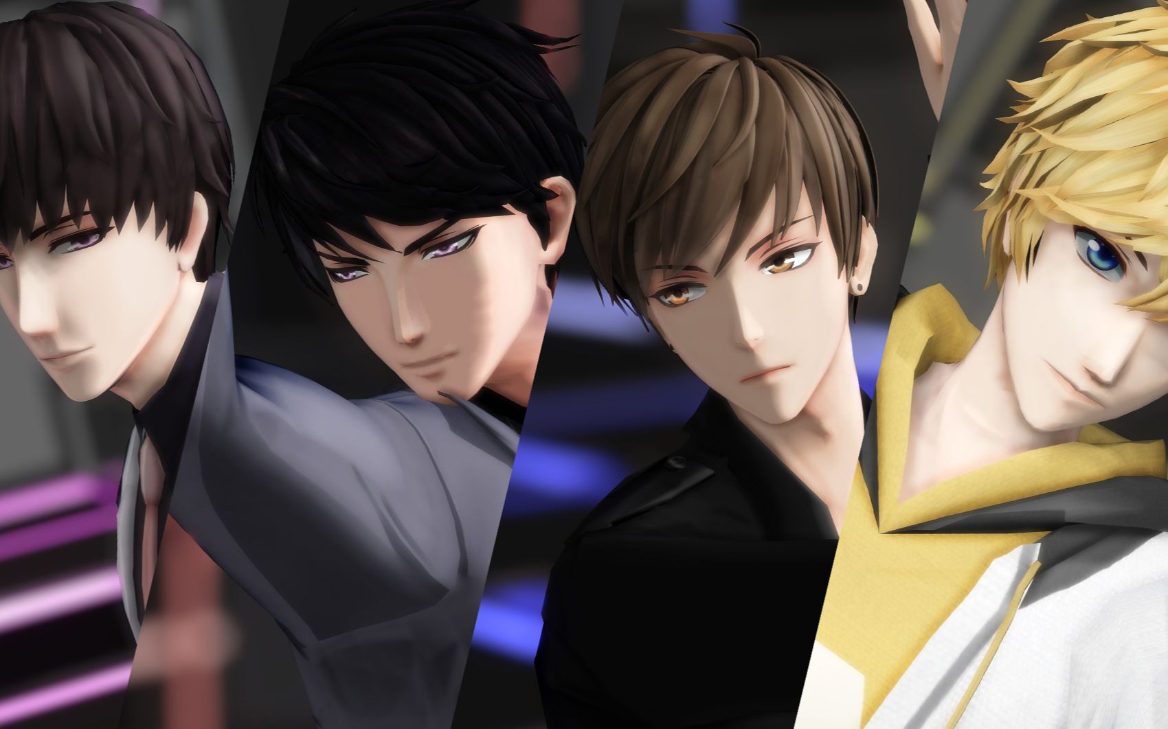 【恋与制作人MMD】恋语Evol4【少年组vs成年组】 Glide哔哩哔哩bilibili