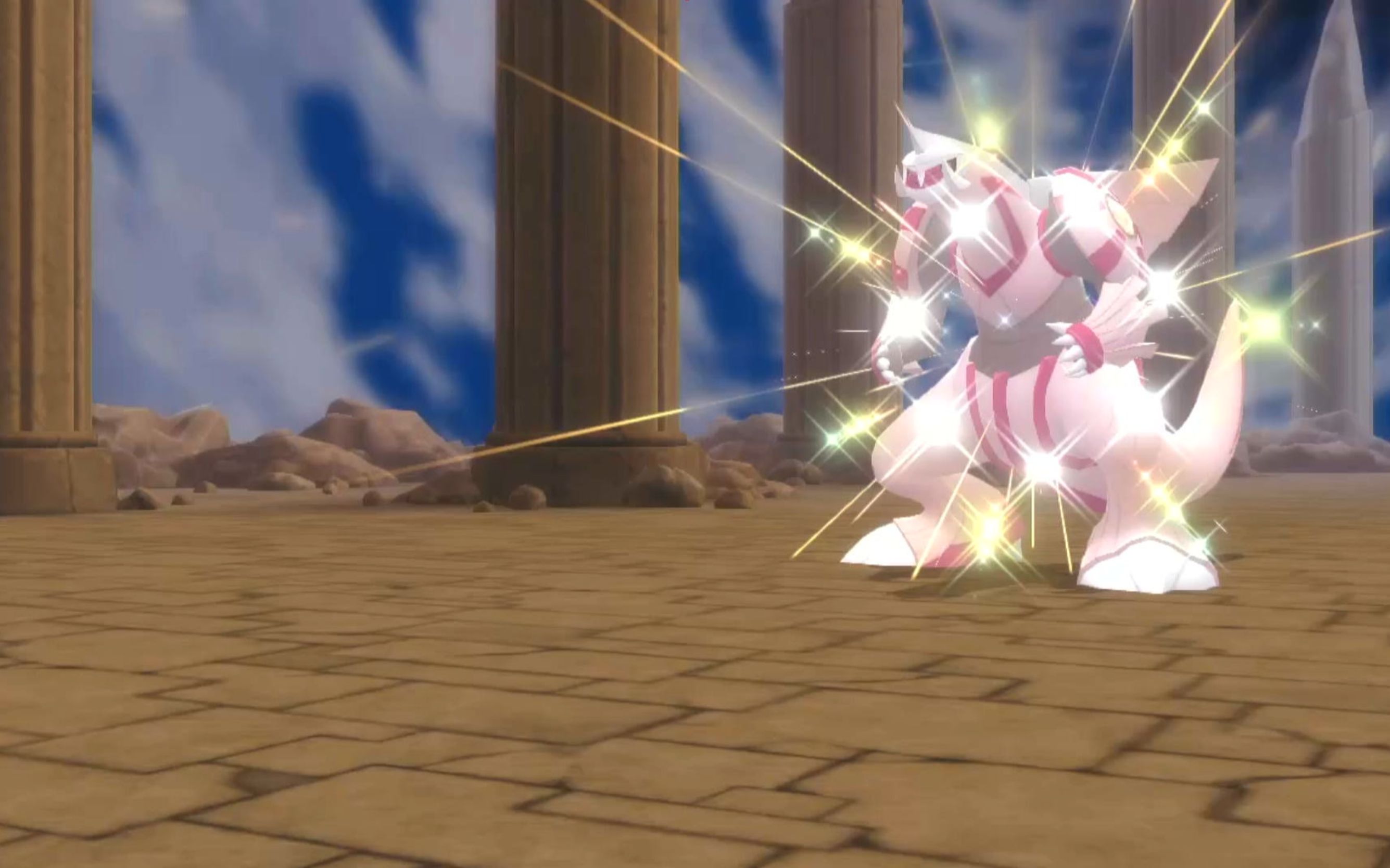 ns 宝可梦珍珠复刻 封面神 闪光帕路奇亚 纯手刷sl411次出闪