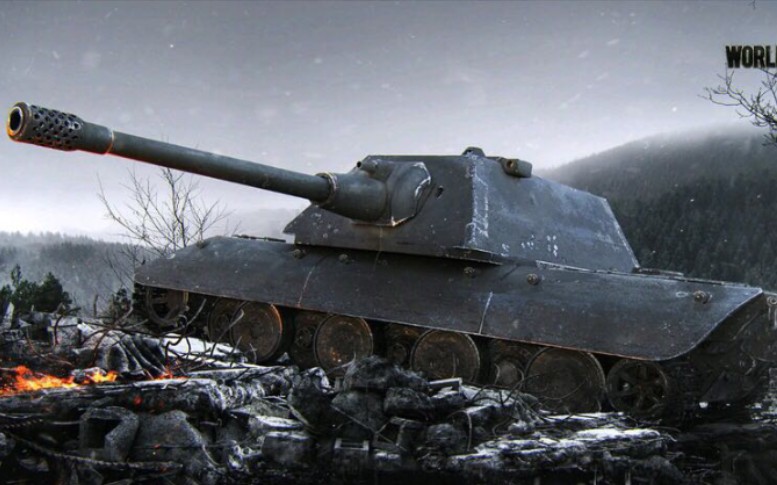 【坦克世界闪电战】巨炮慢速偷炮者——e100重型坦克单车解析_哔哩