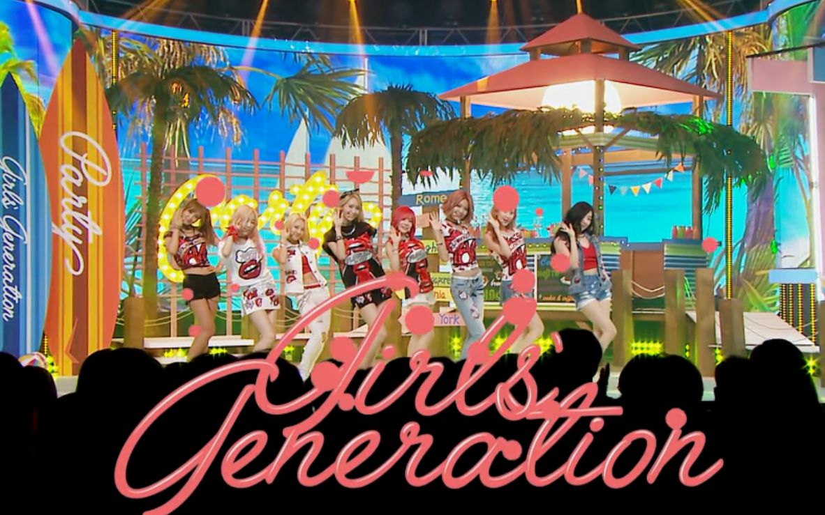 [图]150711 MBC 音乐中心 SNSD - catch me if you can+Party comeback stage