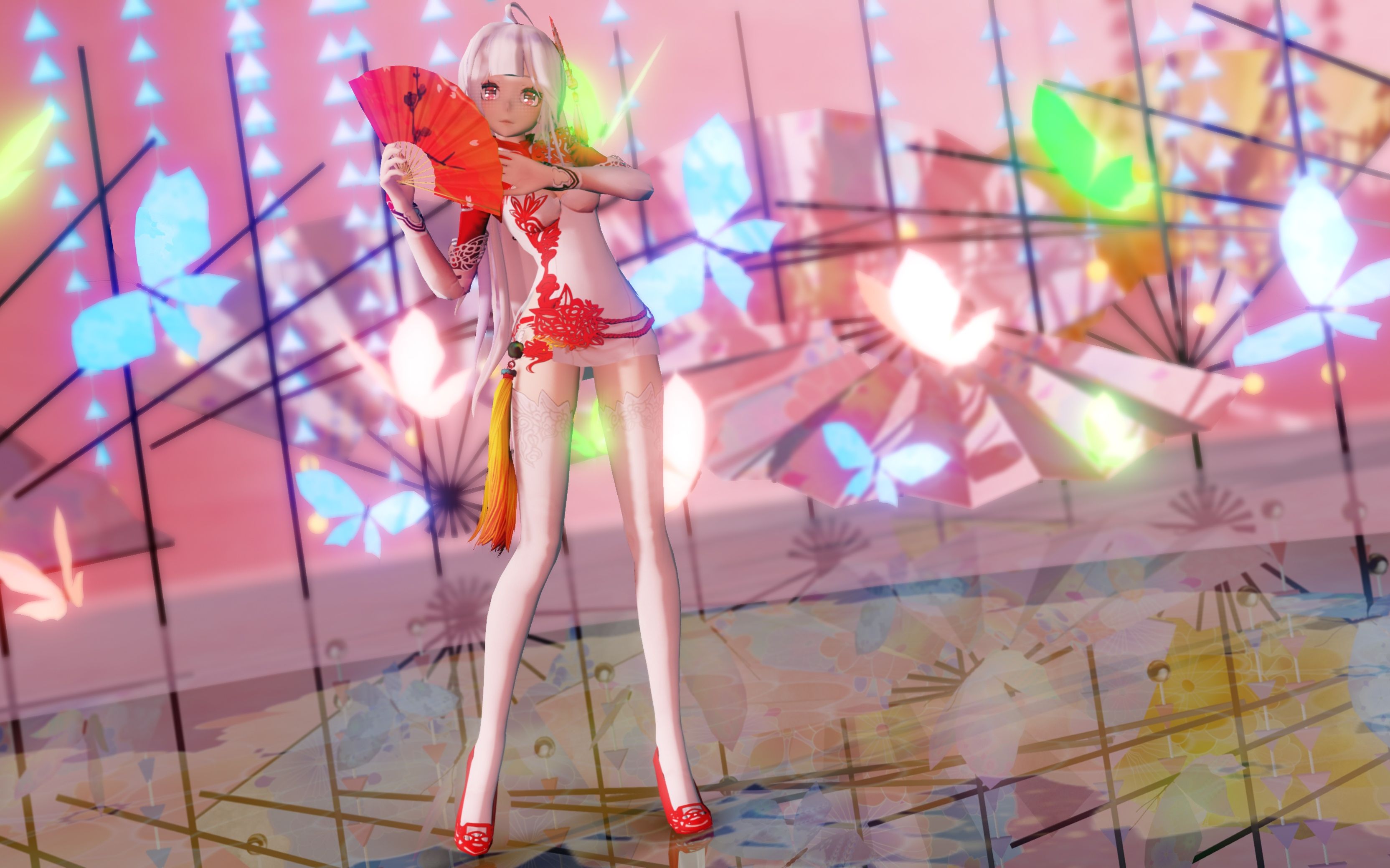 【mmd弱音】中国风旗袍的弱音,还是齐13的哦!