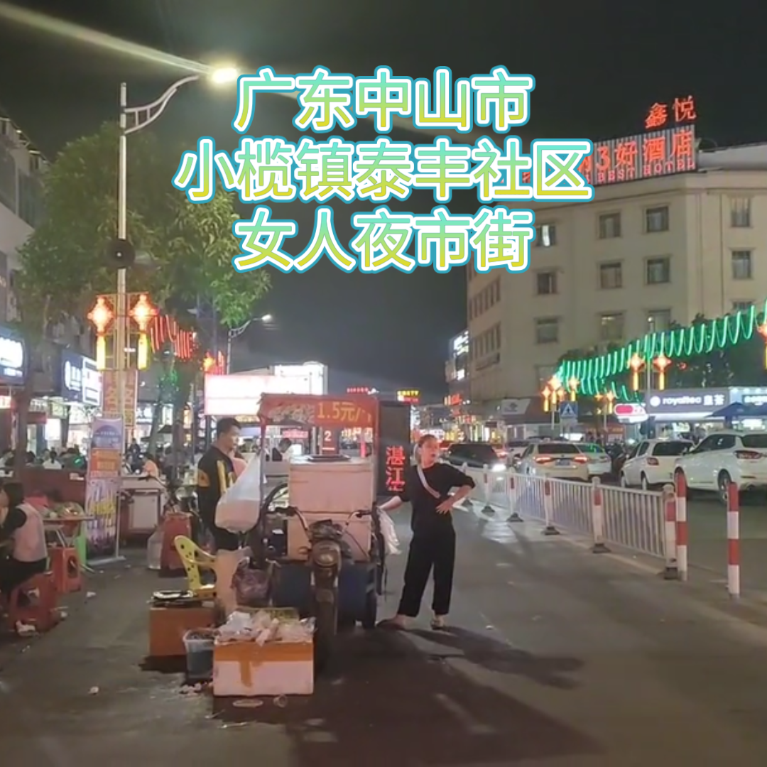 广东省中山市泰丰夜市街又称女人街哔哩哔哩bilibili