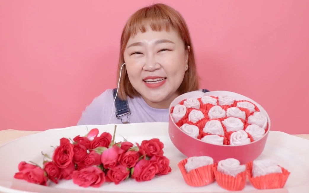 hongyunhwa食用玫瑰玫瑰软糖吃播