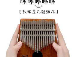 超洗脑！卡林巴拇指琴演奏《bee》