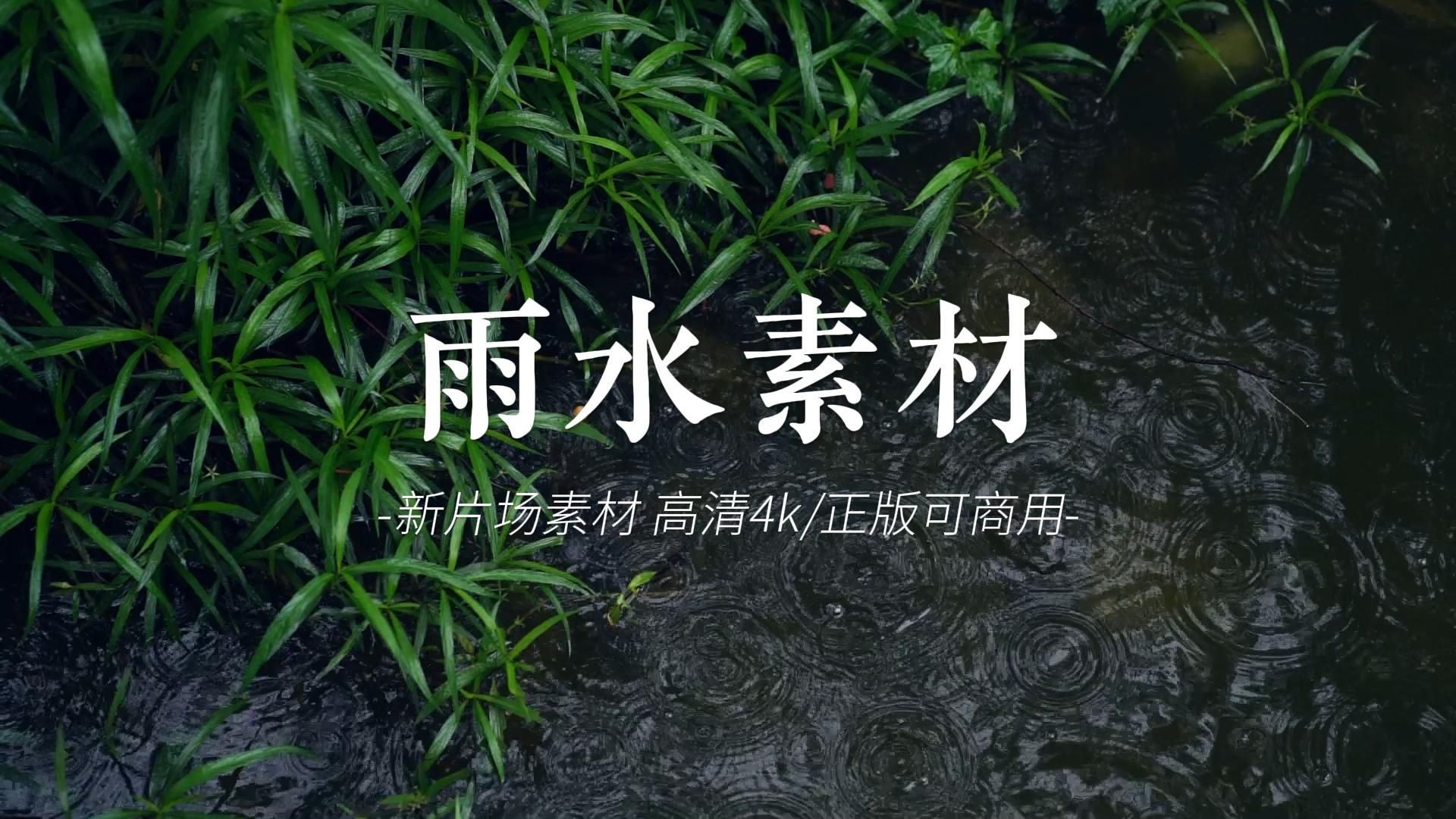 好雨知时节,当春乃发生|雨水素材|高清4K正版可商用【新片场素材】哔哩哔哩bilibili