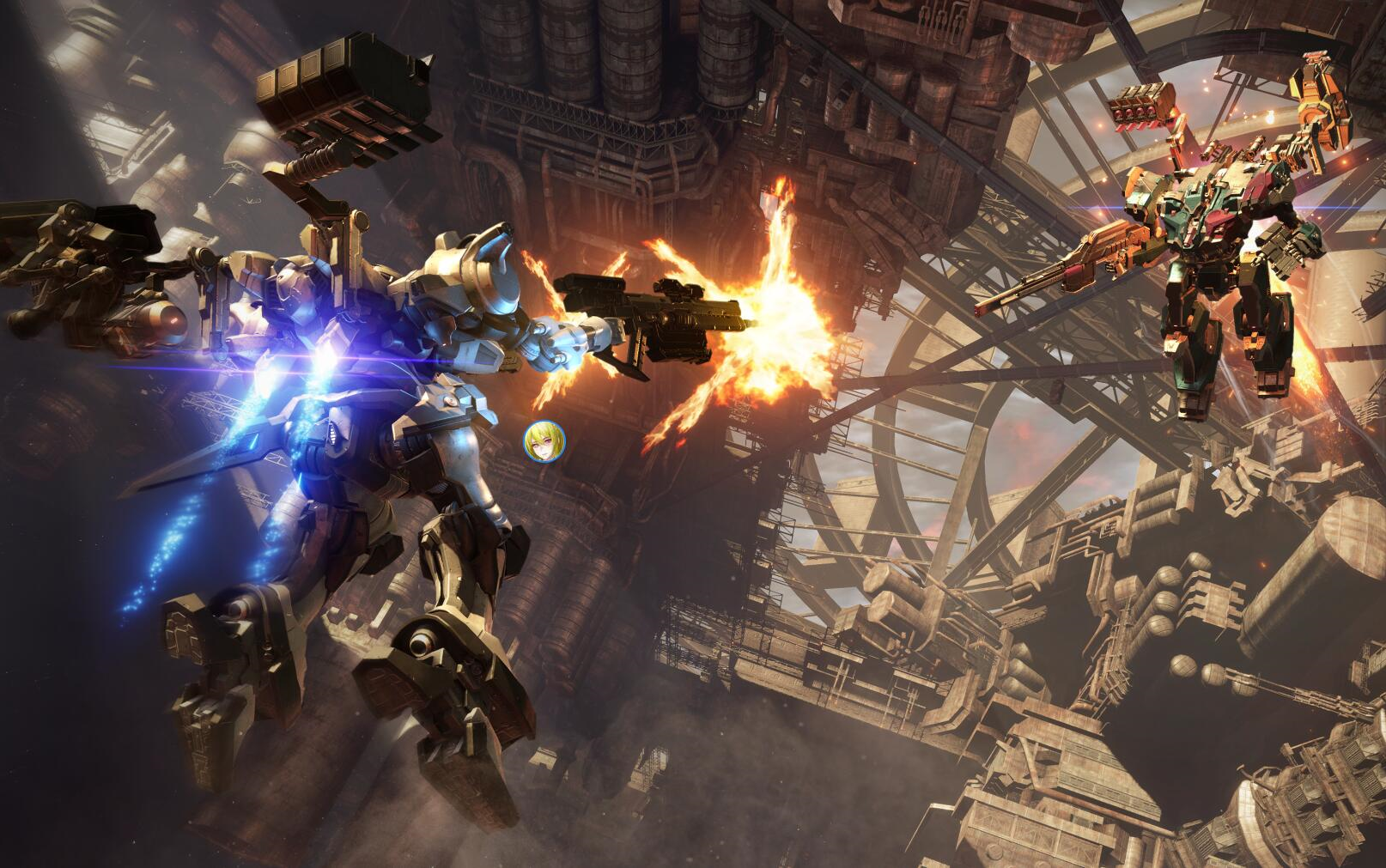 科幻机甲类大作 装甲核心6:境界天火 实机画面宣传片 2023年8月25日