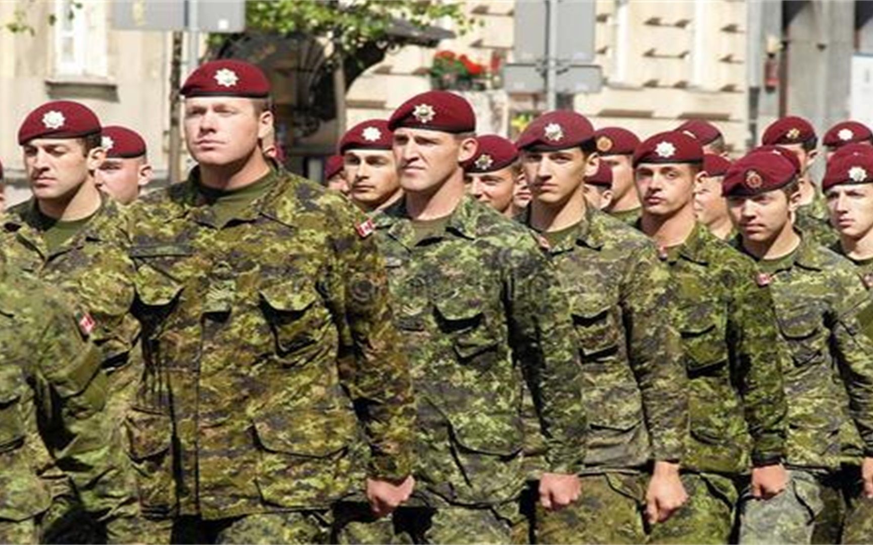 加拿大军服图片
