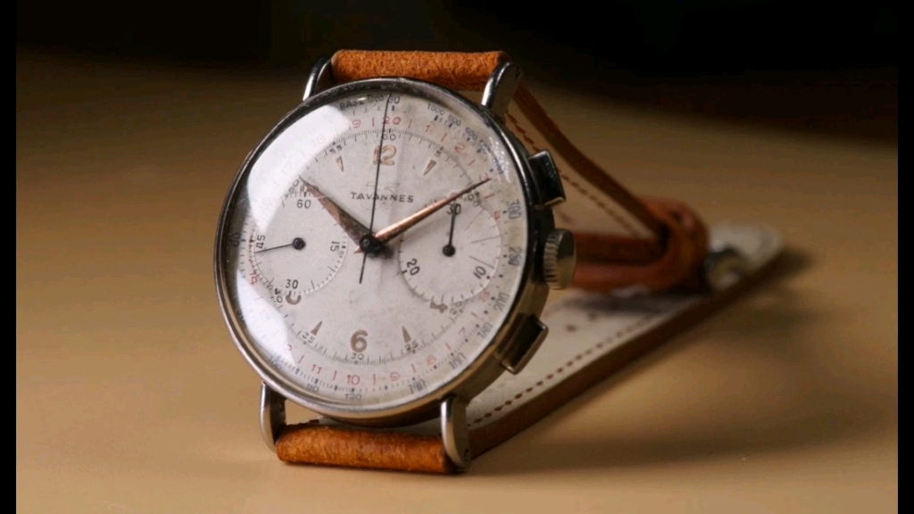 tavannes/cyma 古董计时venus165机芯.