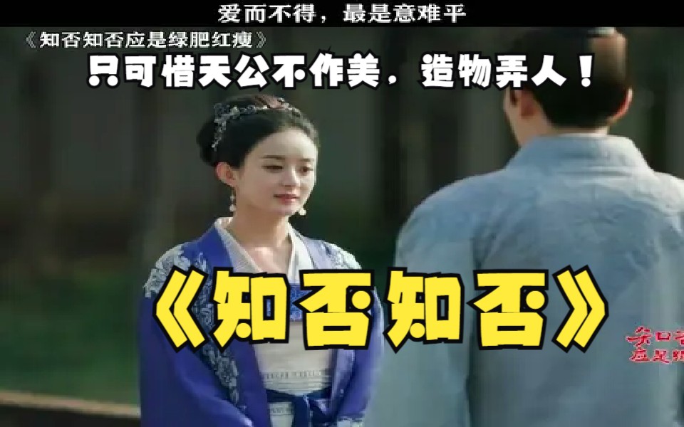 只可惜天公不作美,造物弄人!