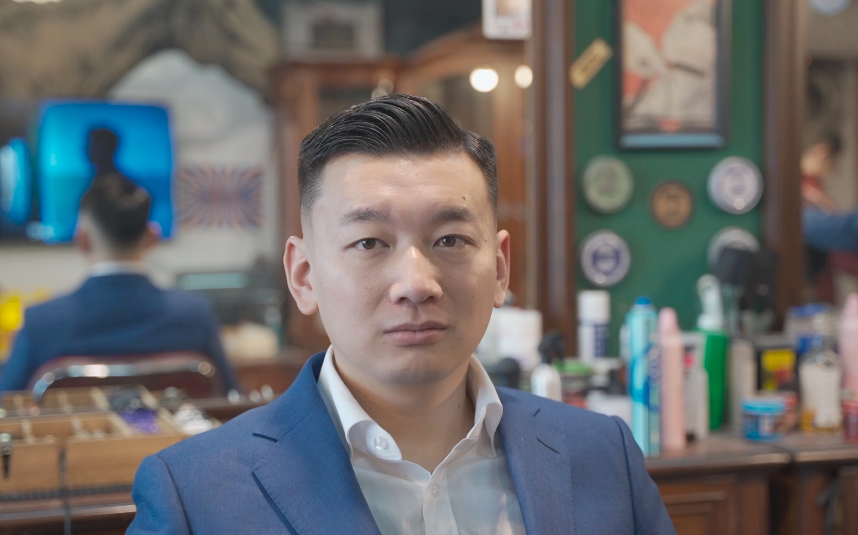 油头跟西装简直绝配