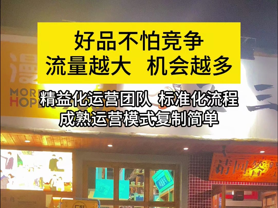 好品不怕竞争,流量越大机会越大,运营模式易复制,快来看看吧哔哩哔哩bilibili