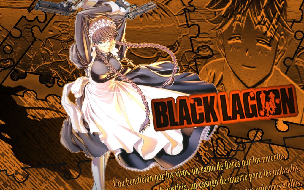 [图]【Black Lagoon】新人渣做，黑礁动画第一季精彩片段剪辑