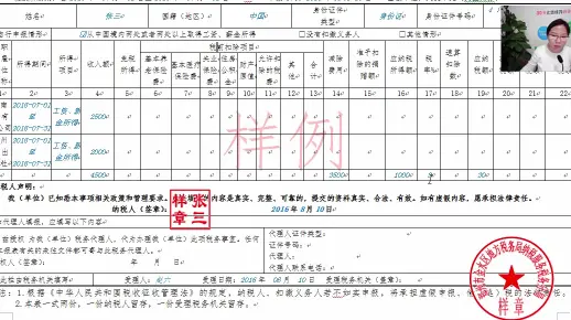 企业代扣个人所得税_个人所得税实务_个人所得税申报表格