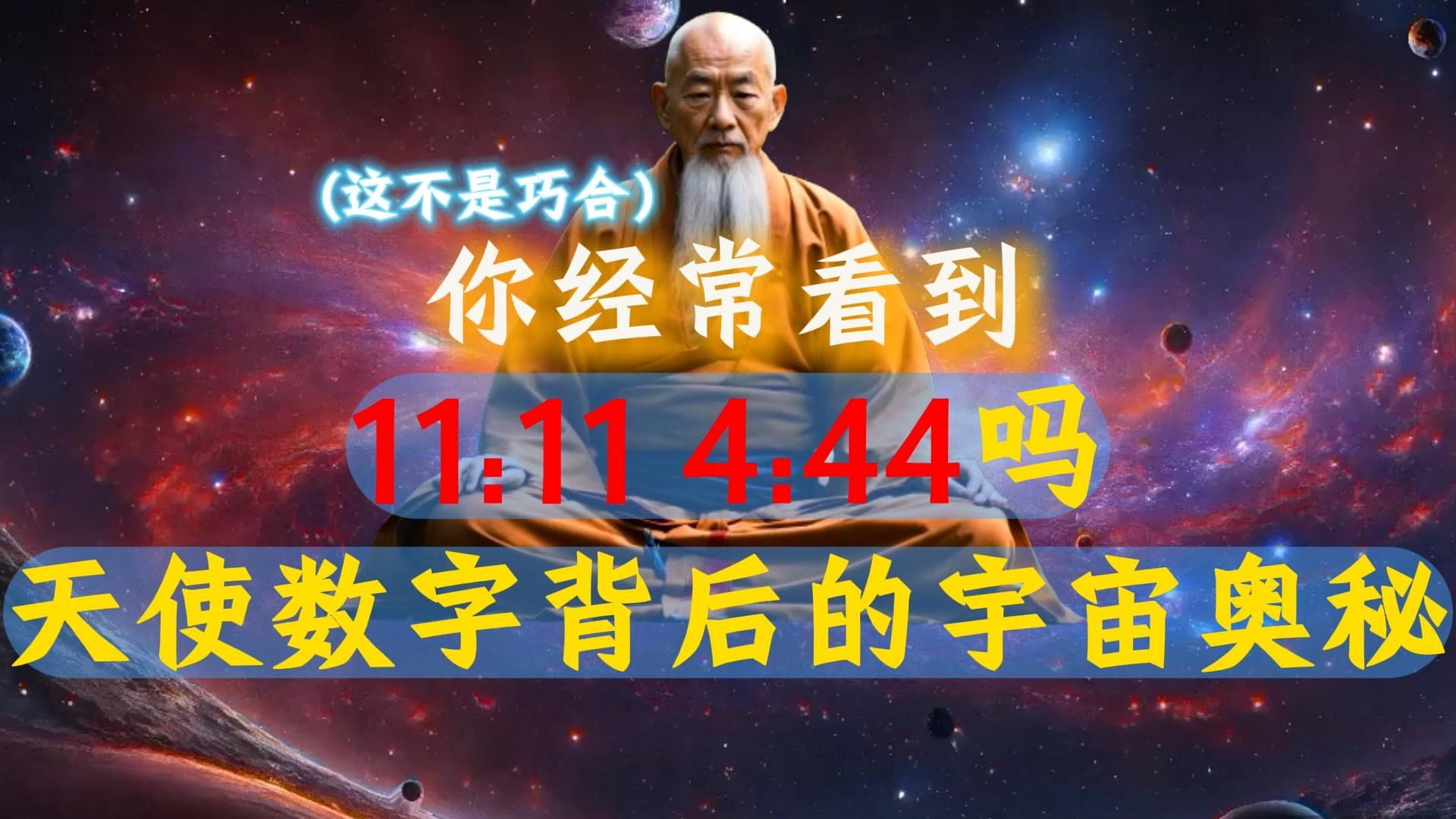 你经常看到11:11、4:44这些数字吗? 这不是巧合! 天使数字背后蕴含的宇宙奥秘.哔哩哔哩bilibili