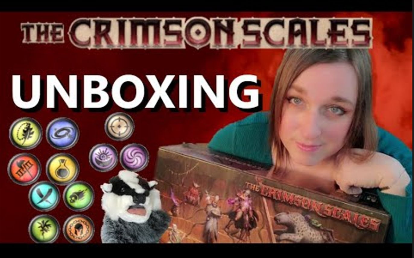 [图]《幽港迷城：血红鳞片》开箱 Gloomhaven： Crimson Scales Unboxing!