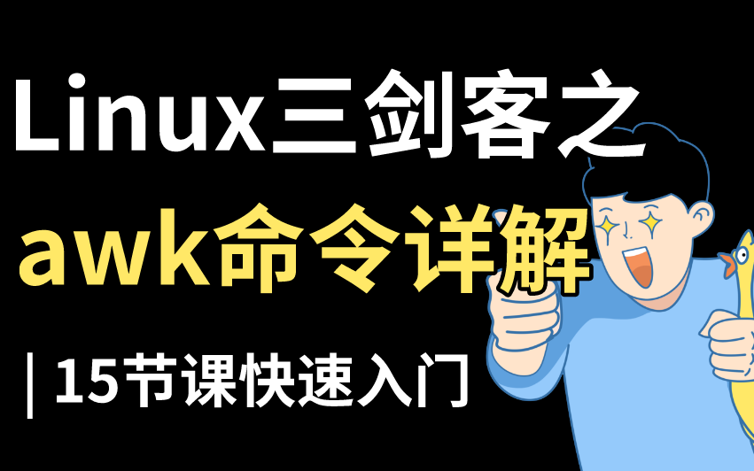 Linux三剑客之awk超全超详细教程,grep,sed,awk命令从入门到精通哔哩哔哩bilibili