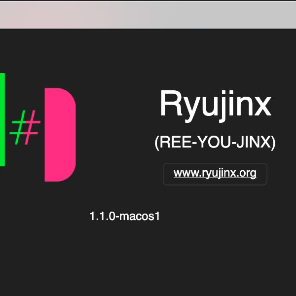 Mac安装着色器软件RyuSAK，可能可以使Ryujinx模拟器运行更流畅_哔哩哔哩bilibili