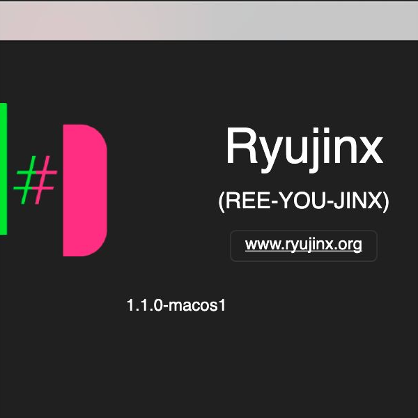 支持m1 的ryujinx模拟器的ryusak mac版发布_哔哩哔哩_bilibili