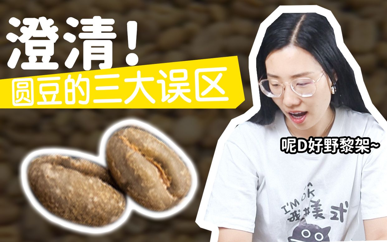 【印格咖啡生豆入门】圆豆是瑕疵豆吗?完整解构圆豆成因和烘焙建议,3分钟读懂圆豆!哔哩哔哩bilibili