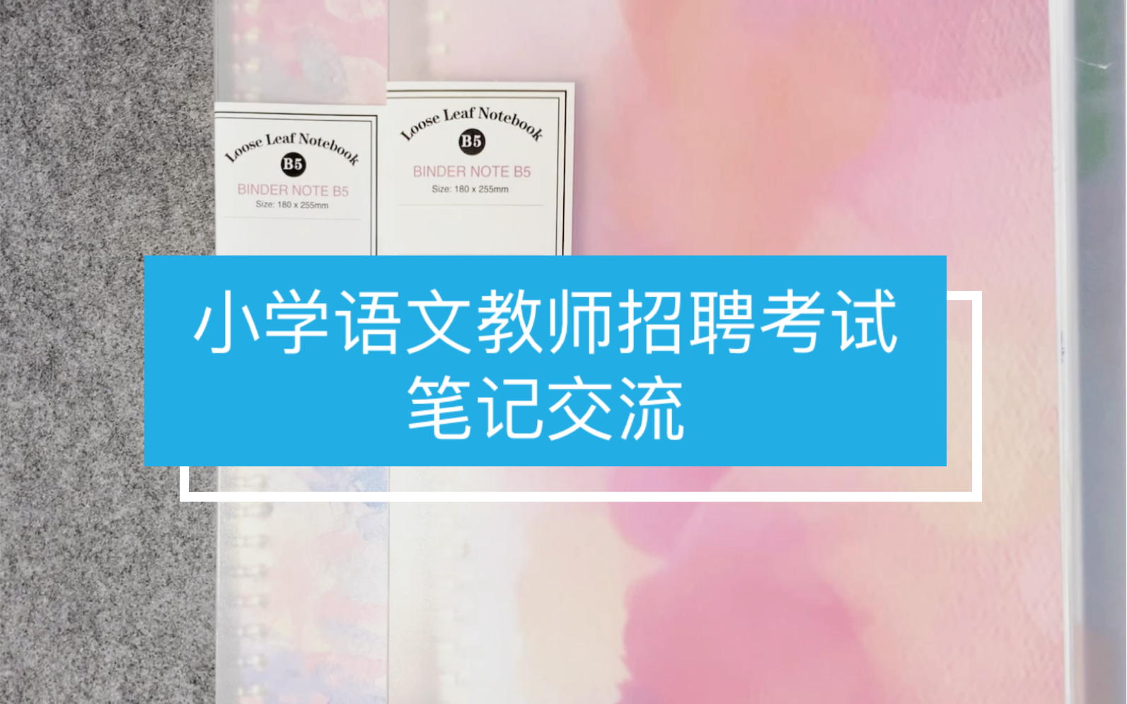 小学语文教师招聘考试 学科知识 笔记交流分享哔哩哔哩bilibili