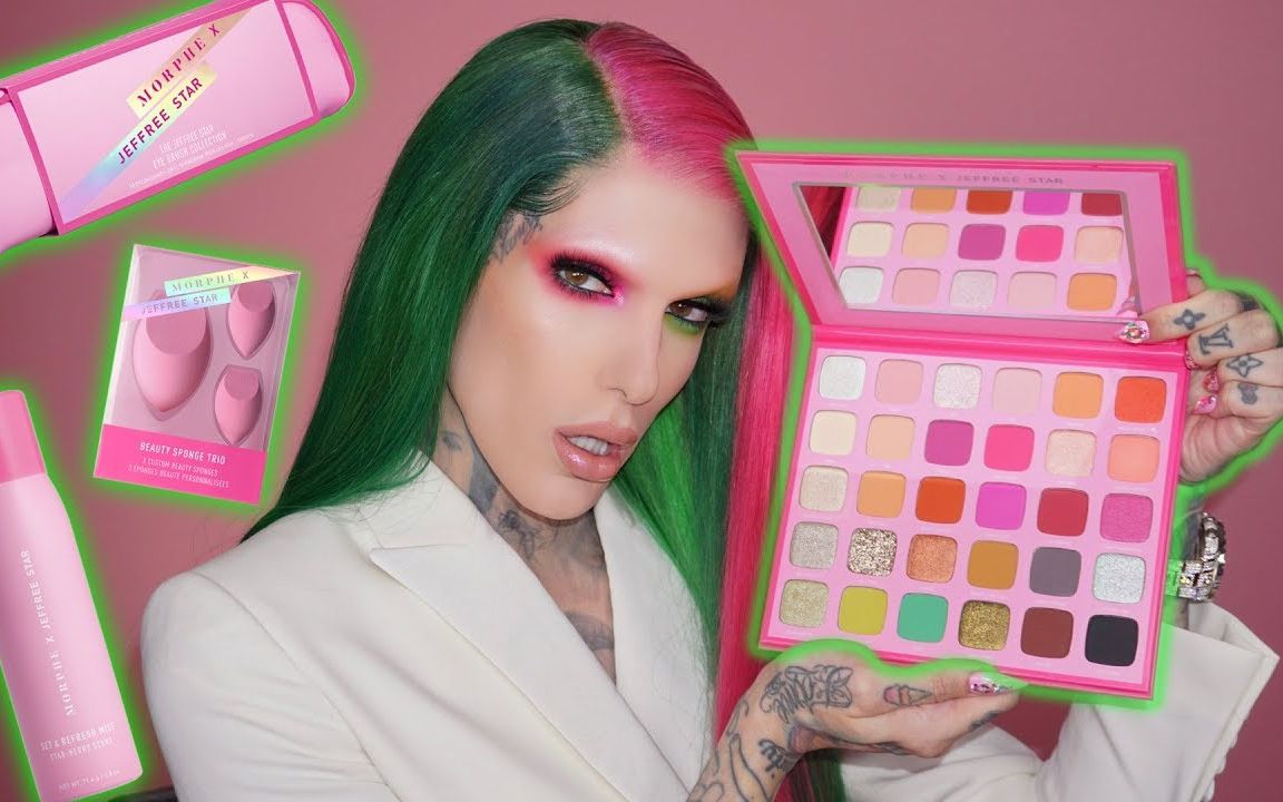 【BG古惑女字幕】Jeffree Star x Morphe联名新品大官宣!Artistry眼影盘闪亮登场!哔哩哔哩bilibili