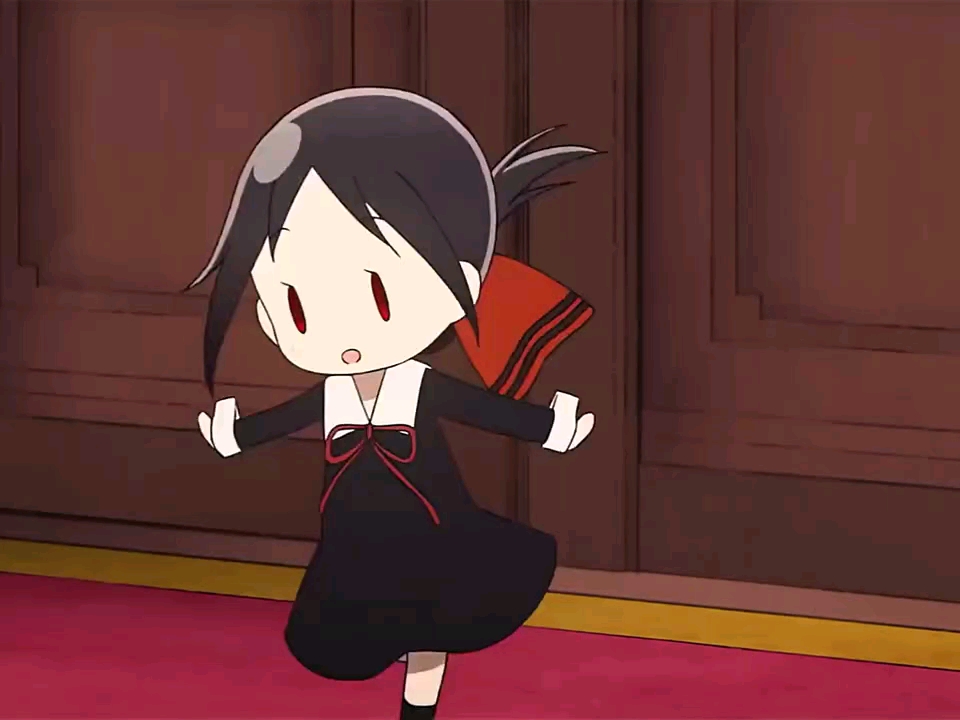 q版辉夜也太可爱了吧,好想养一只