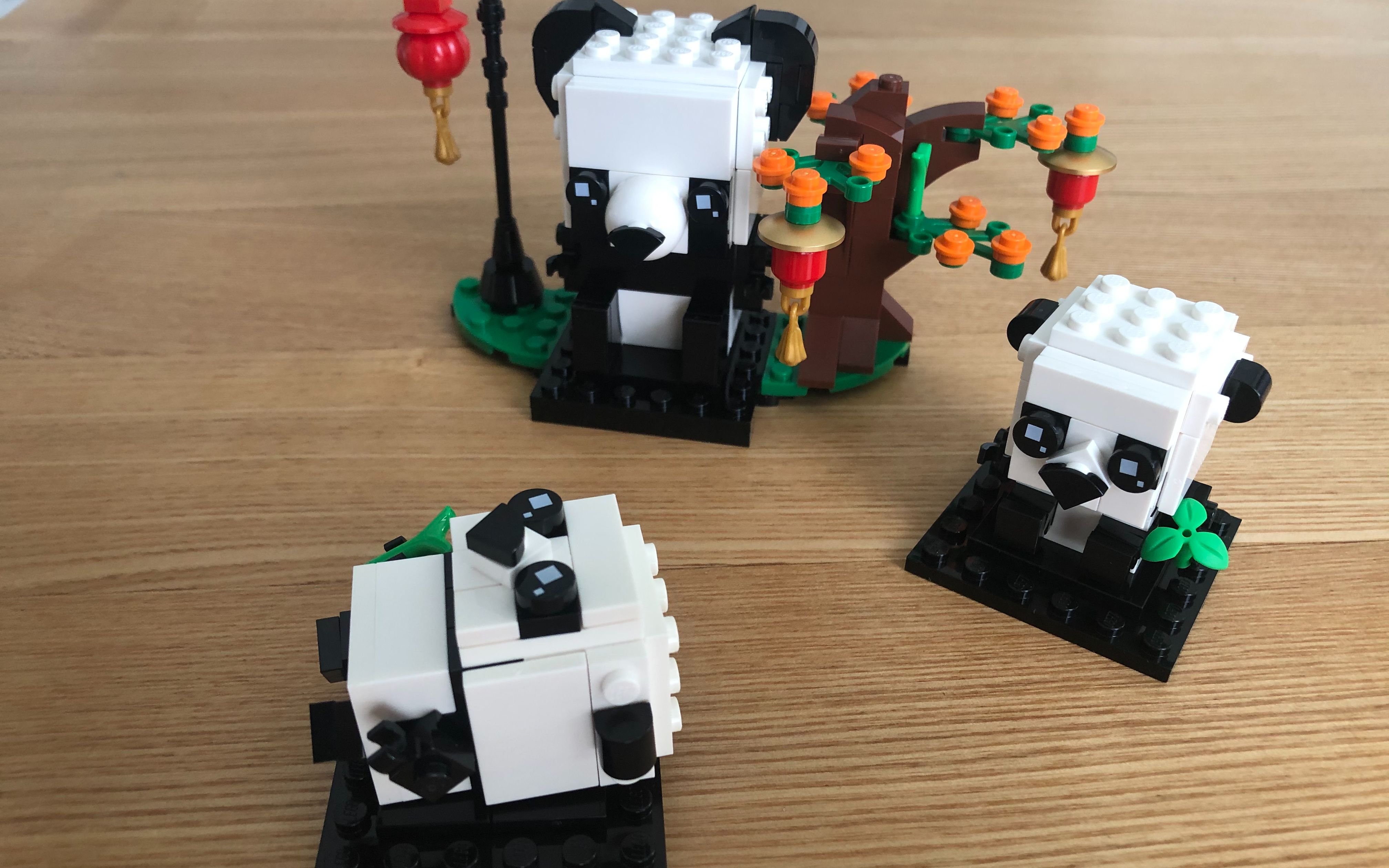 春节方头仔 lego 40466 熊猫方头仔测评