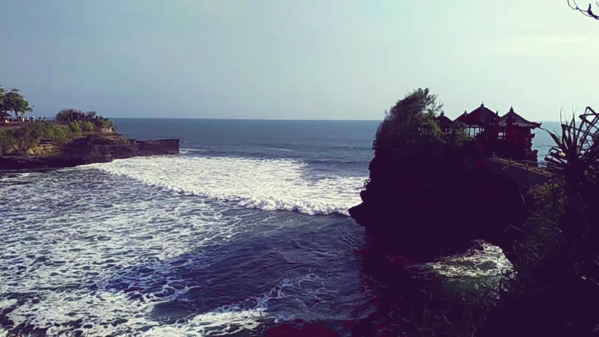 [图]印尼巴厘岛海神庙随手拍，波光粼粼，大海无量