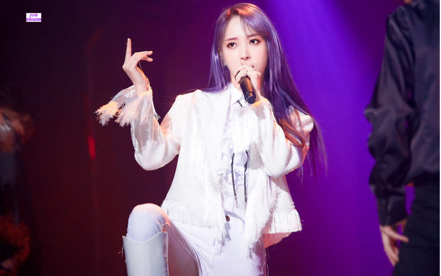 经典紫发～文星伊queendom-mamamoo-destiny直拍_哔哩哔哩 (゜-゜)つ