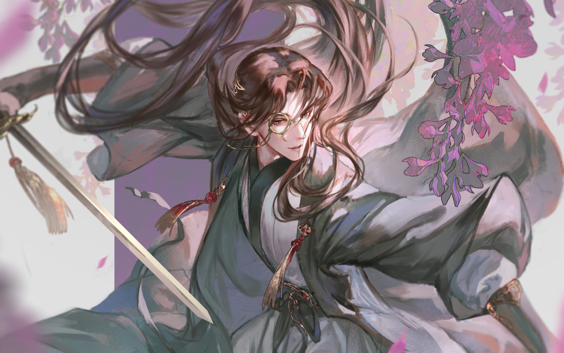 少年将军,舞剑雕花