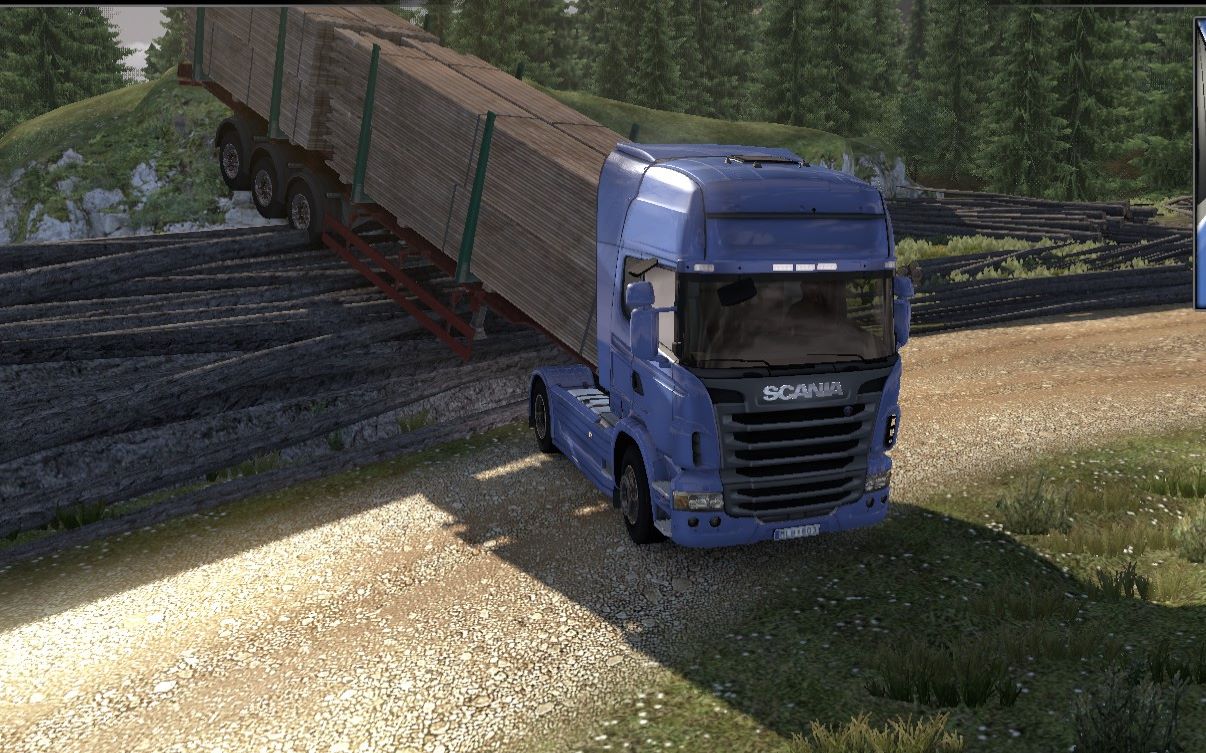 scania truck driving simulator斯堪尼亚重卡模拟 03_哔哩哔哩 (゜