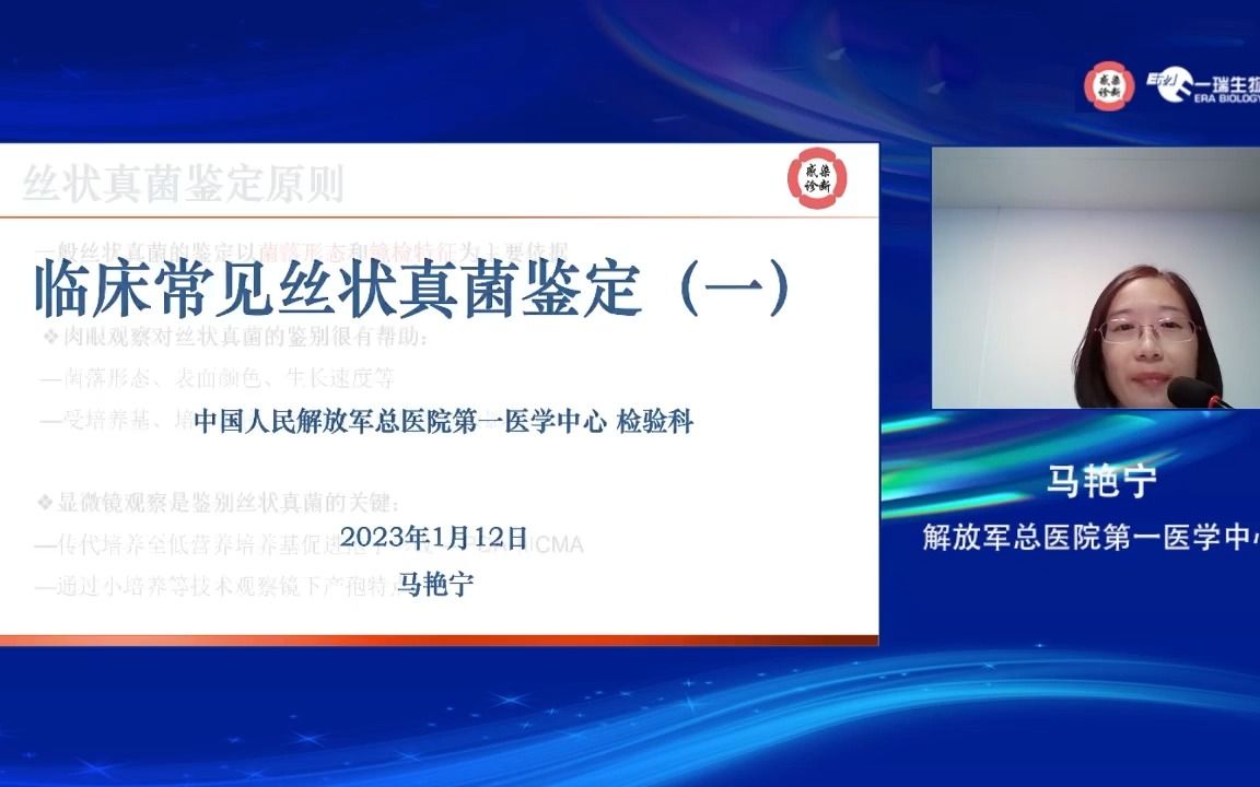 临床微生物大讲堂 | 临床常见丝状真菌鉴定(一) 马艳宁哔哩哔哩bilibili