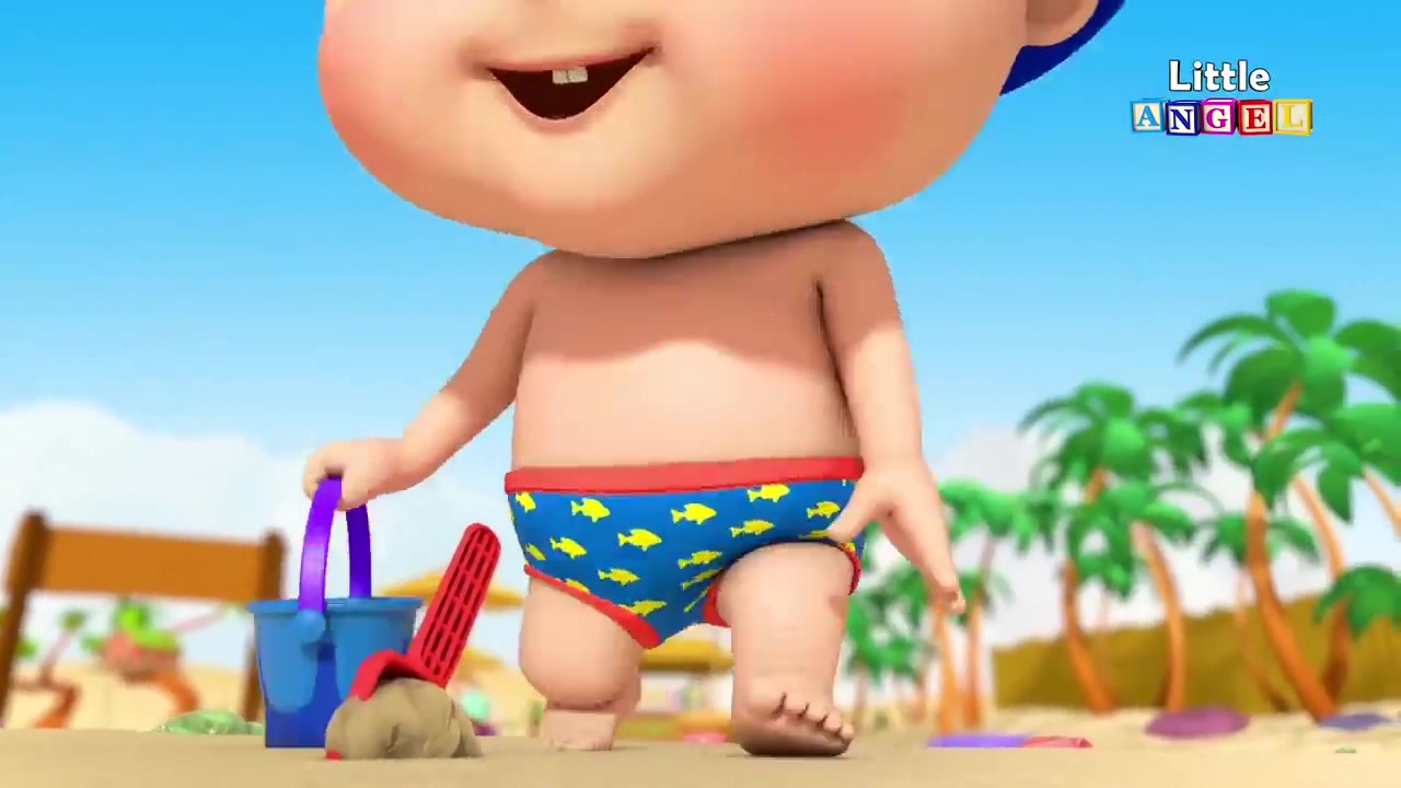 【史上最全英文儿歌单曲收集】Baby Swimming at the Beach 宝贝在沙滩游泳哔哩哔哩bilibili