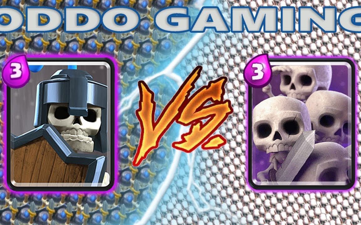 【皇室战争】骷髅军团vs骷髅守卫 谁才是最强的防守神卡呢?