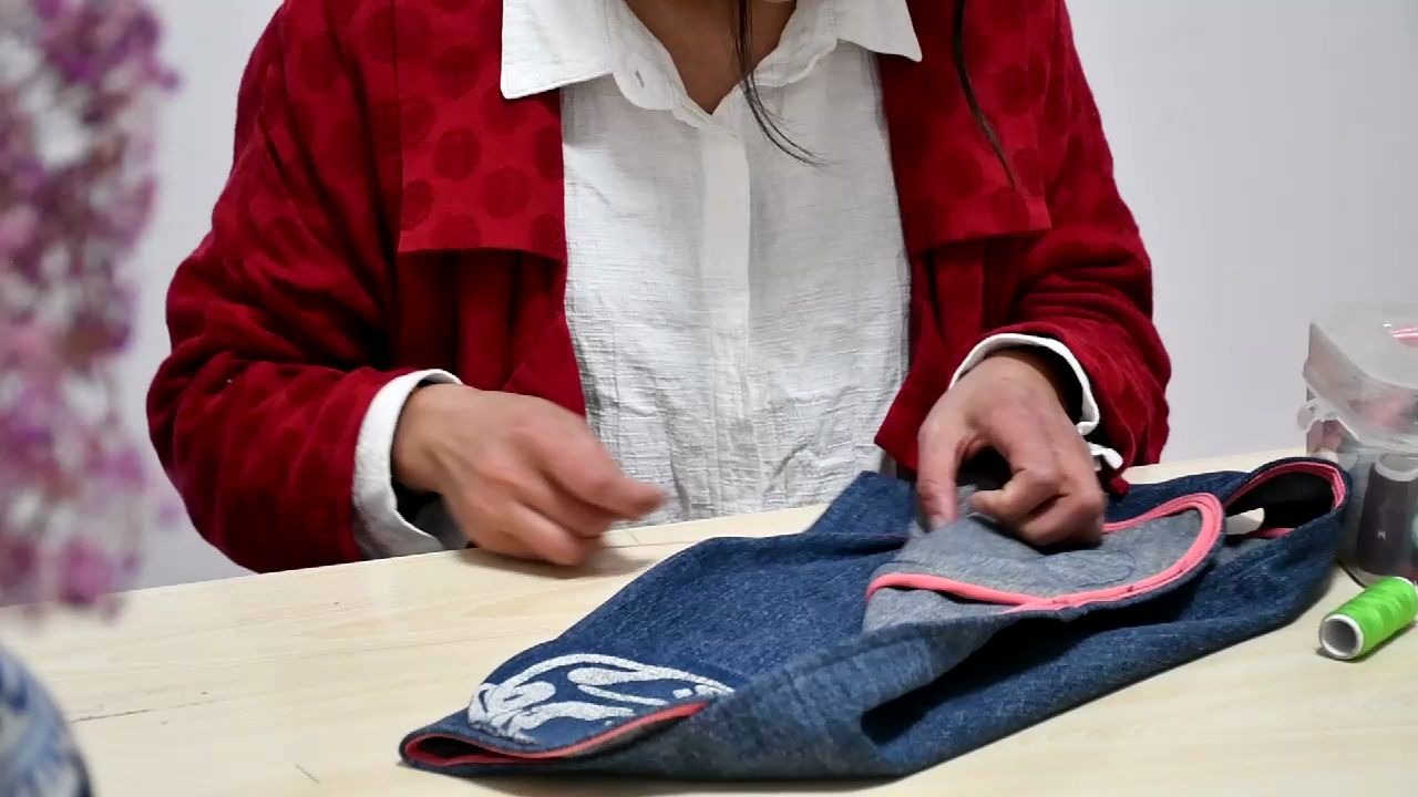 旧衣服改造古风小坎肩_哔哩哔哩_bilibili