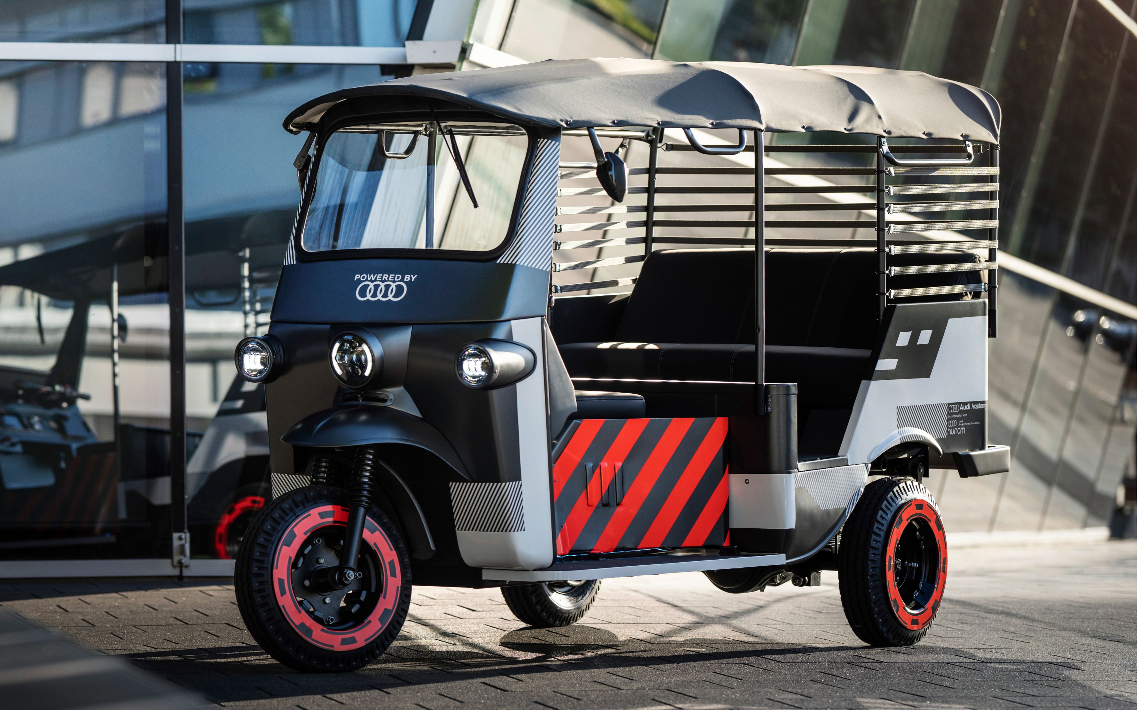 奥迪造的三轮车是什么样子的